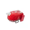   Coca-Cola® SPM-900CC piros 1400W 30 cm elektromos pizzasütő, pizzakemence hőmérúvel, 305 x 10 mm pizzakővel, fém pizzalapáttal