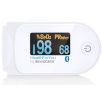   Beurer / SilverCrest Personal Care SPO 55 Pulse Oximeter, Bluetooth pulzoximéter LCD kijelzővel, HealthForYou alkalmazás kapcsolattal,  Artériás oxigénszaturáció (SpO₂) és pulzusszám mérésére, fehér (454.82)