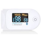Beurer / SilverCrest Personal Care SPO 55 Pulse Oximeter, Bluetooth pulzoximéter LCD kijelzővel, HealthForYou alkalmazás kapcsolattal,  Artériás oxigénszaturáció (SpO₂) és pulzusszám mérésére, fehér (454.82)