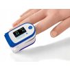  Beurer / SilverCrest Personal Care SPO 55 Pulse Oximeter, Bluetooth pulzoximéter LCD kijelzővel, HealthForYou alkalmazás kapcsolattal,  Artériás oxigénszaturáció (SpO₂) és pulzusszám mérésére, fehér (454.82)