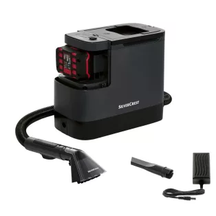   SilverCrest SPRA 20 A1 / A2 20V 4Ah akkus X20V akkumulátoros szőnyeg- és kárpittisztító, 200W 1.7L szőnyegtisztító, takarítógép, 20V 4Ah akkuval és töltővel