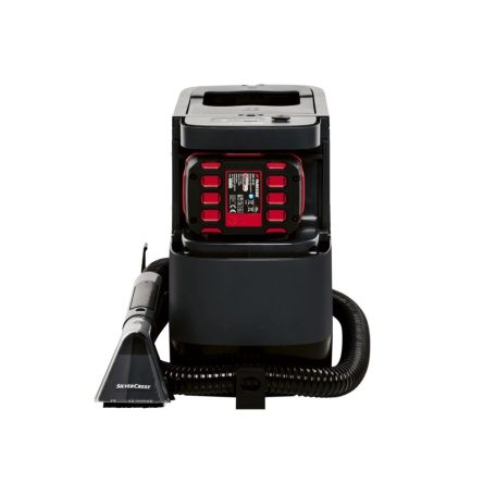 SilverCrest SPRA 20 A1 / A2 20V 4Ah akkus X20V akkumulátoros szőnyeg- és kárpittisztító, 200W 1.7L szőnyegtisztító, takarítógép, 20V 4Ah akkuval és töltővel
