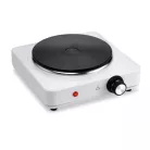 Ambiano SP-151A  szimpla elektromos főzőlap, 1500W fém platnis egylapos rezsó fekete / fehér, 185 mm