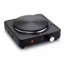 Ambiano SP-151A  szimpla elektromos főzőlap, 1500W fém platnis egylapos rezsó fekete / fehér, 185 mm
