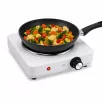   Ambiano SP-151A  szimpla elektromos főzőlap, 1500W fém platnis egylapos rezsó fekete / fehér, 185 mm