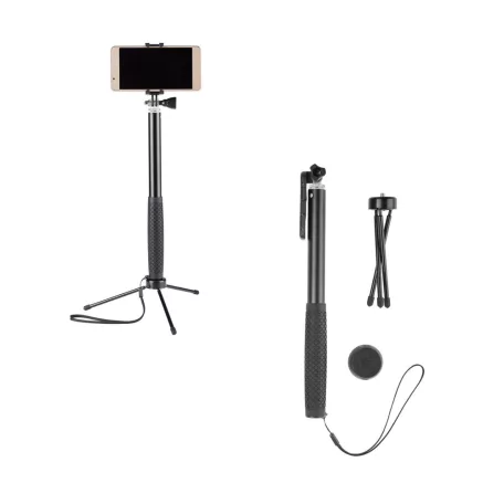 SilverCrest SSBS 3.0 A1 / A2 távirányítós, teleszkódpos Bluetooth szelfibot és tripod állvány, 2 az 1-ben selfiebot, Selfie Stick