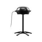 GrillMeister SSGE 2400 A1 kültéri / beltéri elektromos 2400W 2 az 1-ben grillsütő: asztali gömbgrill / állógrill