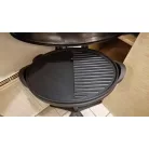 GrillMeister SSGE 2400 A1 kültéri / beltéri elektromos 2400W 2 az 1-ben grillsütő: asztali gömbgrill / állógrill
