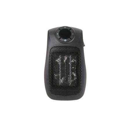 SilverCrest SSH 600 B2 BK (fekete) PTC 600W elektromos bedugható kerámia hősugárzó, fűtőventilátor LED kijelzővel, 24 órás időzítővel (Ceramic Plug Heater)