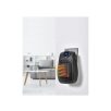   SilverCrest SSH 600 B2 BK (fekete) PTC 600W elektromos bedugható kerámia hősugárzó, fűtőventilátor LED kijelzővel, 24 órás időzítővel (Ceramic Plug Heater)