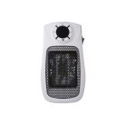 Tronic TSH 600 B2 / SilverCrest SSH 600 B2 Handy Heater Fehér PTC 600W elektromos bedugható, fali konnektoros mini kerámia hősugárzó, fűtőventilátor LED kijelzővel, 24 órás időzítővel (Ceramic Plug Heater)