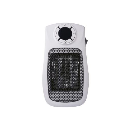 Tronic TSH 600 B2 / SilverCrest SSH 600 B2 Handy Heater Fehér PTC 600W elektromos bedugható, fali konnektoros mini kerámia hősugárzó, fűtőventilátor LED kijelzővel, 24 órás időzítővel (Ceramic Plug Heater)