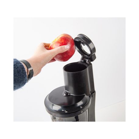 SilverCrest SSJBK 300 B3 Slow Juicer 300W lassú gyümölcsprés, zöldség- és gyümölcs prés 60 f/p, XXL 77 mm betöltő nyílással