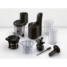 SilverCrest SSJBK 300 B3 Slow Juicer 300W lassú gyümölcsprés, zöldség- és gyümölcs prés 60 f/p, XXL 77 mm betöltő nyílással