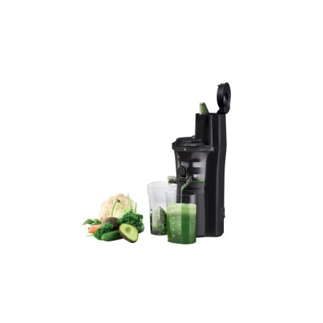 SilverCrest SSJBK 300 B3 Slow Juicer 300W lassú gyümölcsprés, zöldség- és gyümölcs prés 60 f/p, XXL 77 mm betöltő nyílással