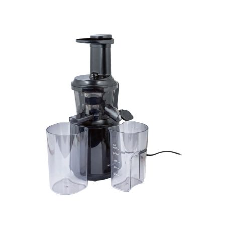 SilverCrest SSJ 300 C1 Slow Juicer 300W lassú gyümölcsprés, zöldség- és gyümölcs prés 60 f/p, 970 ml gyümölcslé / 1320 ml gyümölcshús tárolóval