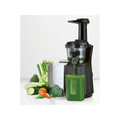 SilverCrest SSJ 300 C1 Slow Juicer 300W lassú gyümölcsprés, zöldség- és gyümölcs prés 60 f/p, 970 ml gyümölcslé / 1320 ml gyümölcshús tárolóval