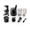  SilverCrest SSJ 300 C1 Slow Juicer 300W lassú gyümölcsprés, zöldség- és gyümölcs prés 60 f/p, 970 ml gyümölcslé / 1320 ml gyümölcshús tárolóval