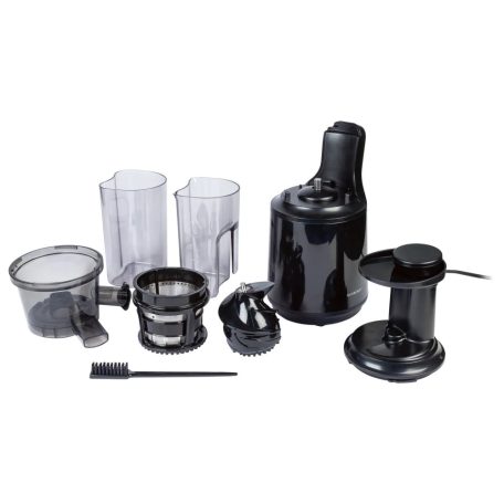 SilverCrest SSJ 300 C1 Slow Juicer 300W lassú gyümölcsprés, zöldség- és gyümölcs prés 60 f/p, 970 ml gyümölcslé / 1320 ml gyümölcshús tárolóval
