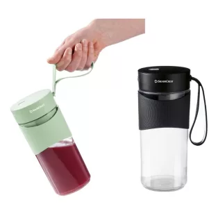   SilverCrest SSMA 67 C3 Smoothie To Go 7.4V 67W 1200 mAh akkus Smoothie Maker, hordozható, akkumulátoros turmixgép 350 ml kapcitással, fekete / pisztáciazöld színben