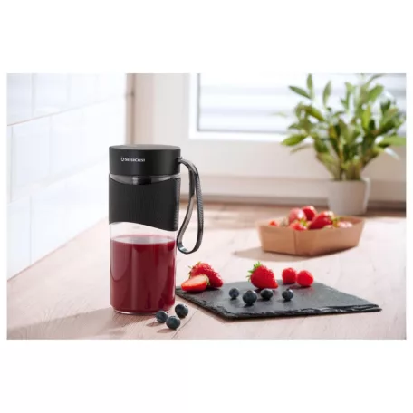 SilverCrest SSMA 67 C3 Smoothie To Go 7.4V 67W 1200 mAh akkus Smoothie Maker, hordozható, akkumulátoros turmixgép 350 ml kapcitással, fekete / pisztáciazöld színben