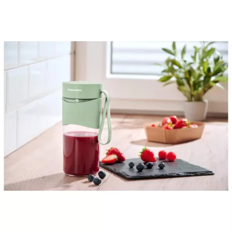 SilverCrest SSMA 67 C3 Smoothie To Go 7.4V 67W 1200 mAh akkus Smoothie Maker, hordozható, akkumulátoros turmixgép 350 ml kapcitással, fekete / pisztáciazöld színben