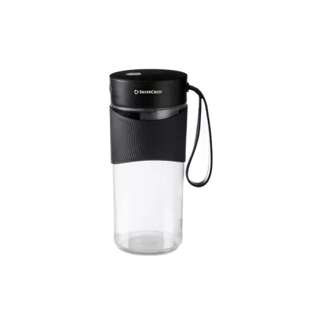 SilverCrest SSMA 67 C3 Smoothie To Go 7.4V 67W 1200 mAh akkus Smoothie Maker, hordozható, akkumulátoros turmixgép 350 ml kapcitással, fekete / pisztáciazöld színben