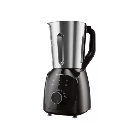 SilverCrest SSMK 1000 A1 Easy Soup 1000W 1,75L inox nemesacél levesfőző, álló mixer (turmixgép) főző funkcióval, krémleves főző mixer, főzőturmix