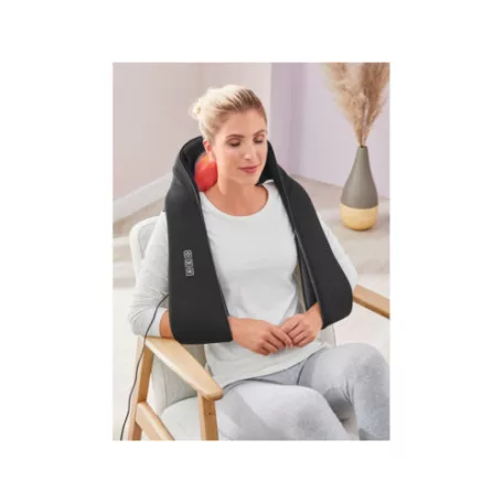 SilverCrest SSMN 2 D2 / E2 univerzális Shiatsu masszírozó, elektromos nyakmasszírozó infravörös fűtéssel 12W / 24W (Vivamax GYVM23 helyettesítő)