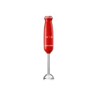 SilverCrest SSMSR 600 A1 RETRO 1973 inox - piros / bézs / fekete, nemesacél 600W botmixer szett, rúdmixer készlet 500 ml aprítóval, 700 ml keverőpohárral (2 in 1)