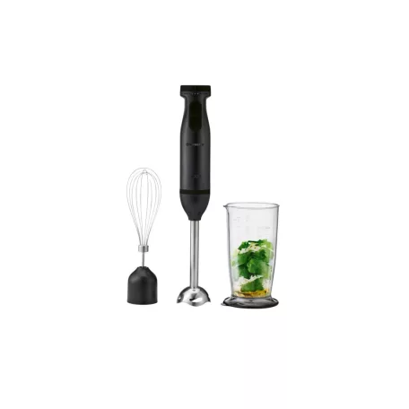 SilverCrest SSMS 600 E5 inox, nemesacél 600W botmixer szett, rúdmixer készlet 700 ml keverőpohárral és habverővel, fekete / arany színben
