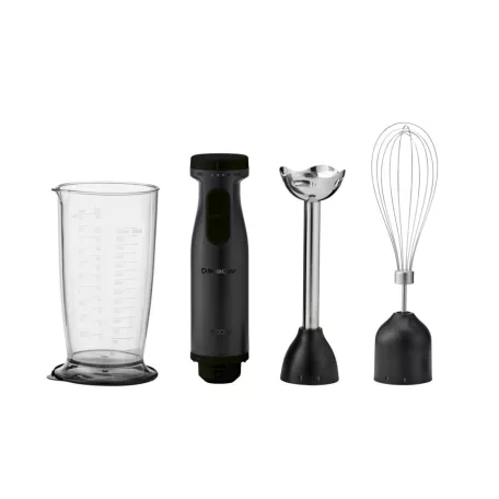 SilverCrest SSMS 600 E5 inox, nemesacél 600W botmixer szett, rúdmixer készlet 700 ml keverőpohárral és habverővel, fekete / arany színben