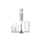 SilverCrest SSMS 600 G1 inox - zöld, nemesacél 600W botmixer szett, rúdmixer készlet 500 ml aprítóval, 700 ml keverőpohárral (2 in 1)
