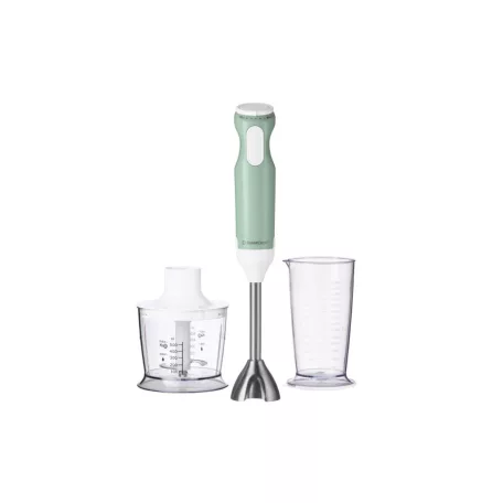 SilverCrest SSMS 600 G1 inox - zöld, nemesacél 600W botmixer szett, rúdmixer készlet 500 ml aprítóval, 700 ml keverőpohárral (2 in 1)