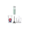   SilverCrest SSMS 600 G1 inox - zöld, nemesacél 600W botmixer szett, rúdmixer készlet 500 ml aprítóval, 700 ml keverőpohárral (2 in 1)