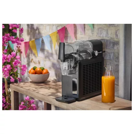 SilverCrest SSM 220 A1 Premium SLUSHi Ice Maker FreezeUp kompresszoros prémium jégkásagép, jégkása, gyümölcslé, milkshaken frappé és koktél készítő gép, jégkásakészítő és adagoló automata, 220W 1.9 liter, 5 program