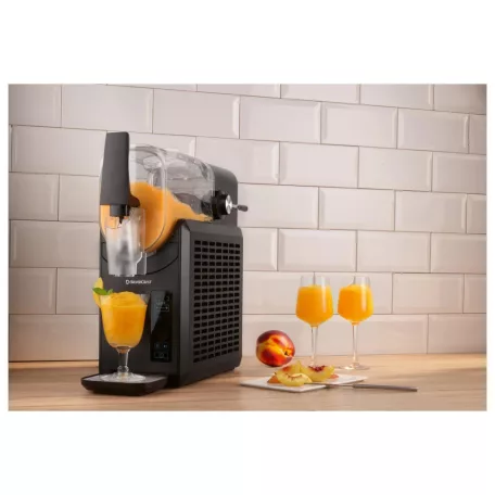 SilverCrest SSM 220 A1 Premium SLUSHi Ice Maker FreezeUp kompresszoros prémium jégkásagép, jégkása, gyümölcslé, milkshaken frappé és koktél készítő gép, jégkásakészítő és adagoló automata, 220W 1.9 liter, 5 program