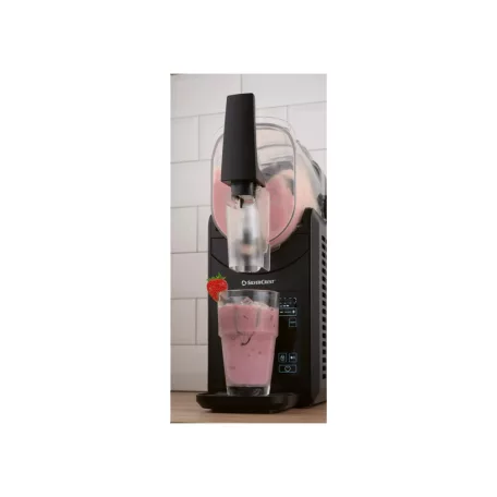 SilverCrest SSM 220 A1 Premium SLUSHi Ice Maker FreezeUp kompresszoros prémium jégkásagép, jégkása, gyümölcslé, milkshaken frappé és koktél készítő gép, jégkásakészítő és adagoló automata, 220W 1.9 liter, 5 program