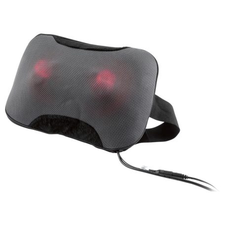 SilverCrest SSNR 12 B3 DM elektromos Shiatsu masszírozó párna, 12W hőterápiás derékmasszírozó, görgős hátmasszírozó, infravörös fűtéssel