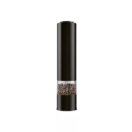 SilverCrest SSPM 6 A2 DUO inox + fekete borsörlő szett, 2 darabos elektromos (elemes) só- és borsörlő, fűszer- és borsdaráló készlet
