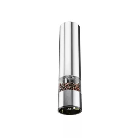 SilverCrest SSPM 6 A2 DUO inox + fekete borsörlő szett, 2 darabos elektromos (elemes) só- és borsörlő, fűszer- és borsdaráló készlet