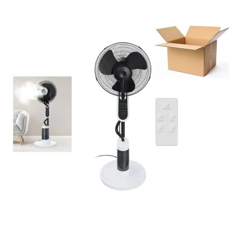 BONTOTT, kipróbált SilverCrest SSVS 85 B2 álló párásító ventilátor 85W 40 cm állóventilátor, párásítóventilátor (Misting Pedestal Fan, 384791)