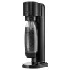   SodaStream GAIA Black fekete szódagép, házi szódakészítő 1 db CO2 palackkal és 1 literes palackkal