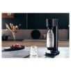   SodaStream GAIA Black fekete szódagép, házi szódakészítő 1 db CO2 palackkal és 1 literes palackkal