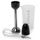 Ambiano STB-22 inox 600W nemesacél botmixer szett, rúdmixer készlet keverőpohárral, aprítóval és habverővel