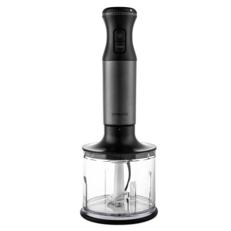 Ambiano STB-22 inox 600W nemesacél botmixer szett, rúdmixer készlet keverőpohárral, aprítóval és habverővel