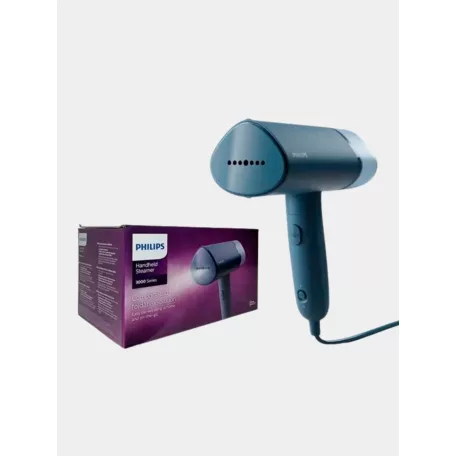 Philips STH3000/20 Steam Brush, STH 3000 ultrakompakt, összecsukható Steamer, 1000W kézi ruhagőzölő, gőzölős kézi vasaló, textilgőzölő 100 ml 20 g/perc 