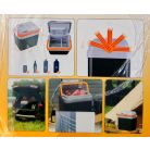 Steck STHL 100 ECO 24L CoolBox 12V autós / 230V hálózati 24 literes hűtő - fűtő elektromos (termoelektromos) hűtőtáska ECO üzemmóddal 