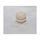 SilverCrest STM 1.5 C1 mini asztali porszívó, elemes kézi morzsaporszívó 82 x 82 x 64 mm, bézs