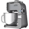   Sencor STM 7900 Paul szálcsiszolt alumínium burkolatú 1500W 6L prémium konyhai robotgép, dagasztógép fém fogaskerekekkel, turmixal, húsdarálóval és reszelővel